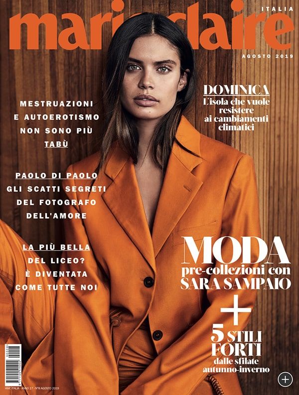 Cover Marie Claire Italia agosto 2019