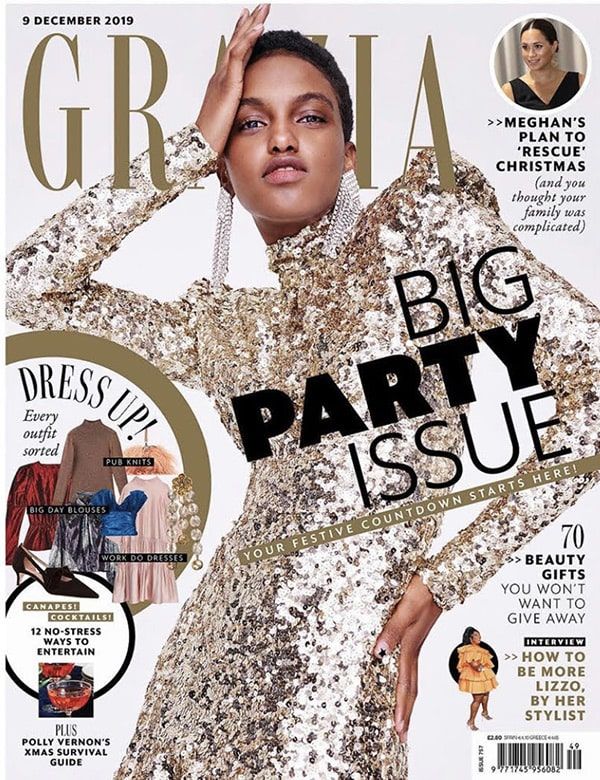 Grazia cover december 2019